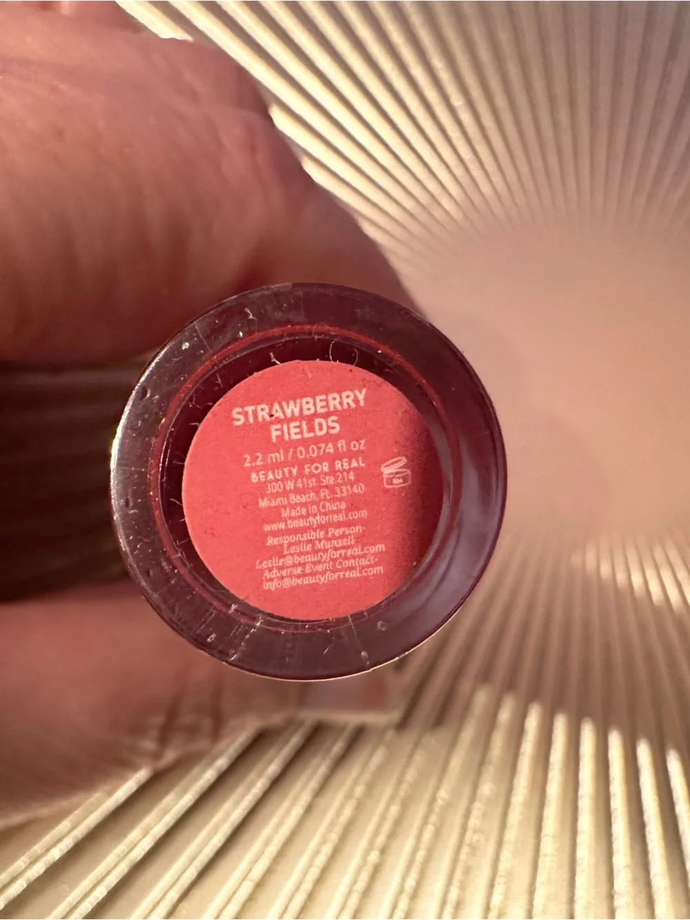 Beauty For Real Lip Revival Hi-Shine Hydrating Lip Oil, Strawberry Fields